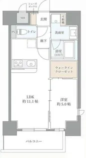 este0este難波元町【10階】の間取り