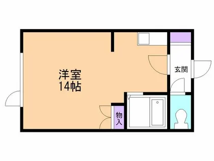 恵都45【101号室】の間取り