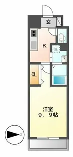 リシュドール鶴舞公園【304号室】の間取り