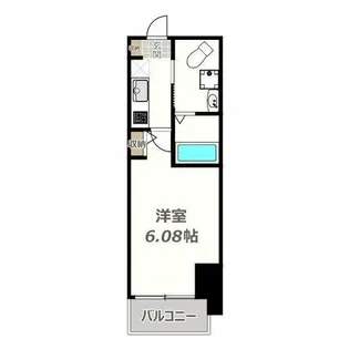 1Kの間取り画像