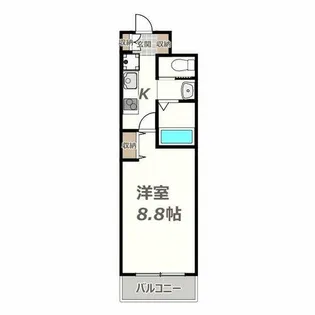 マンション芦紅【5階】の間取り