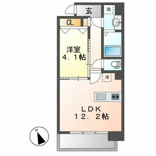 ルーエ池下【12階】の間取り