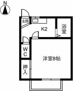MIRAING 91【101号室】の間取り