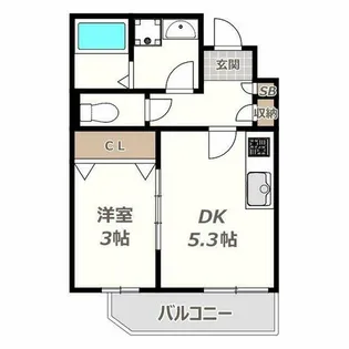 GRAND STEADY 天王寺町【3階】の間取り