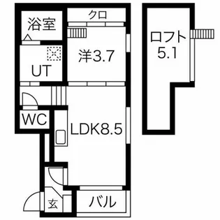 jolie maison 2【2階】の間取り