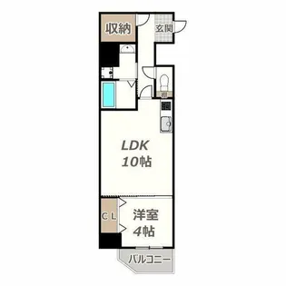 グランパシフィック帝塚山innovation【8階】の間取り