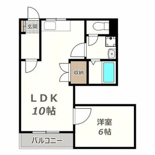 尚栄ドムス【4階】の間取り