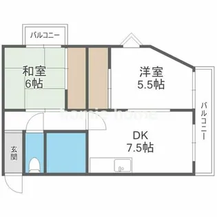 マンション花園【2階】の間取り
