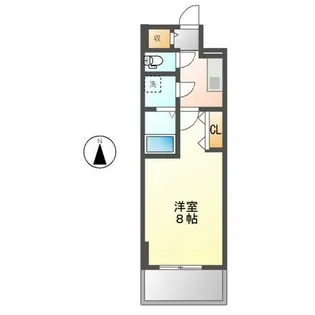 エスリード泉プライム【4階】の間取り