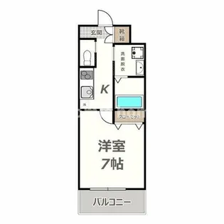 クローバー・グランデ長居公園【1006号室】の間取り