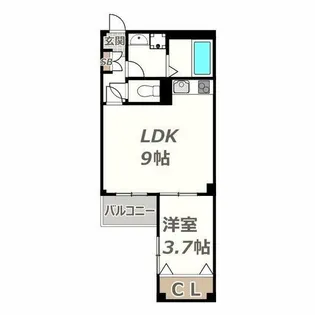 wiz Abeno【1階】の間取り