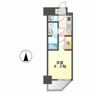 エスリード泉プレステージ【803号室】の間取り