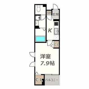 イリーデ【306号室】の間取り