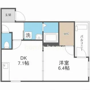 フジパレス住吉長居Ⅴ番館【103号室】の間取り