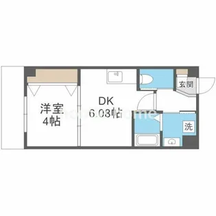 TERRA山之内Ⅱ【203号室】の間取り