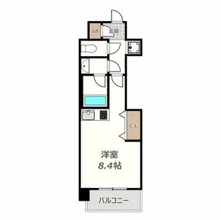 FRONT FIELD Tennoji【11階】の間取り