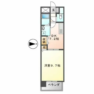 Grance Kotobuki(グランセ コトブキ)【6階】の間取り