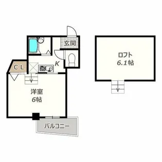 カルムIV【602号室】の間取り