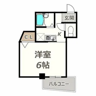 カルムIV【502号室】の間取り
