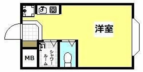 プラットホーム総持寺駅前【1階】の間取り