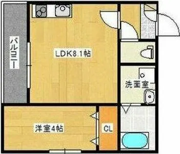 KTIレジデンス庄内【3階】の間取り