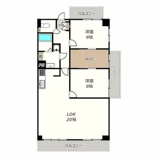 サンコートあびこ【2階】の間取り