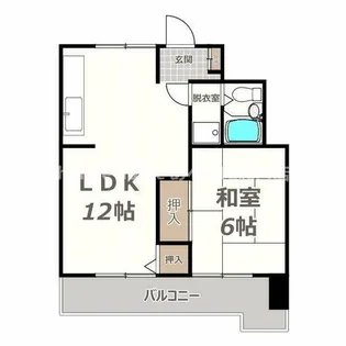 コーポエルメス【501号室】の間取り