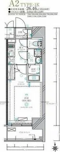 ディアレイシャス名古屋太閤通Ⅳ【2階】の間取り