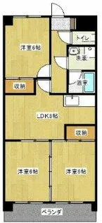 アビタシオン千種【9C号室】の間取り