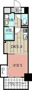 THE SQUARE・Platinum Residence【9階】の間取り