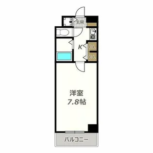 フロレスコ昭和町【304号室】の間取り