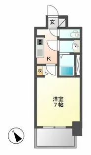 メインステージ名古屋ノースマーク【1005号室】の間取り