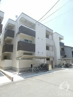 大阪府大阪市東住吉区湯里5丁目【アパート】の外観