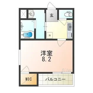 サンシーブル 三国ヶ丘【3階】の間取り