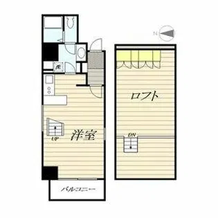 アル・ドゥ・6【8階】の間取り