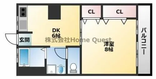 メゾンしずか【3階】の間取り