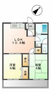 ユーハイム広徳【2階】の間取り
