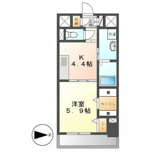 トレフルコート【3B号室】の間取り