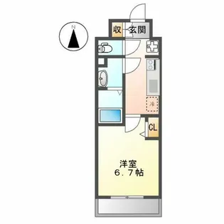 プレサンス上前津エレスタ【14階】の間取り