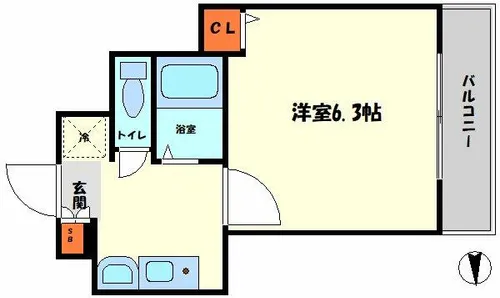ルミエール備後町【5階】の間取り