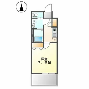 S-RESIDENCE堀田【5階】の間取り