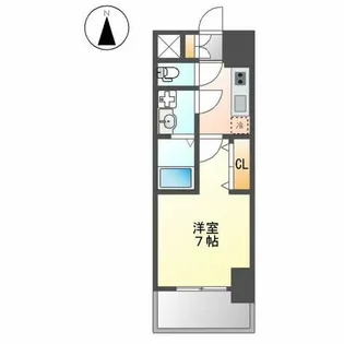 S-RESIDENCE堀田North【1204号室】の間取り