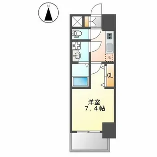 S-RESIDENCE堀田North【13階】の間取り