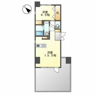 大和八事CUBE【5F号室】の間取り
