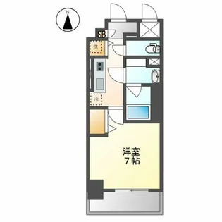 ル・シエル大秋【603号室】の間取り