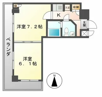 アーバンフラッツ新栄【9階】の間取り