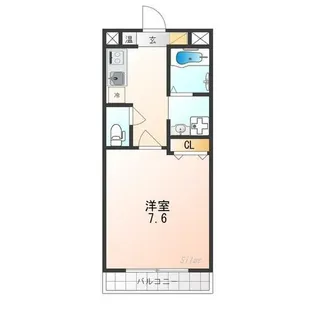 ZEST32【5階】の間取り