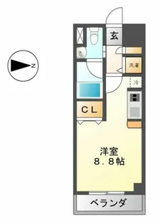glanz(グランツ)【1006号室】の間取り