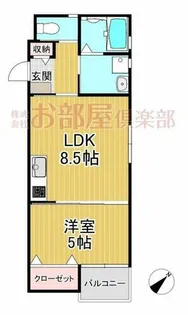 ティーレグノ羽犬塚【2階】の間取り