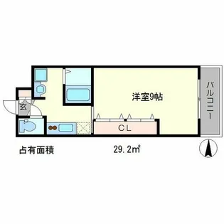 エル・セレーノ鴨川吉田【2階】の間取り